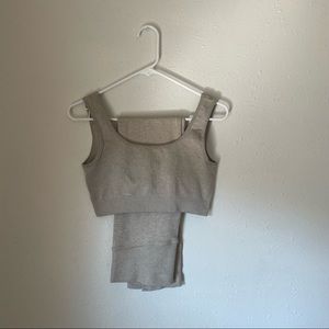 Luca + Grae Neutral Workout Set in Beige